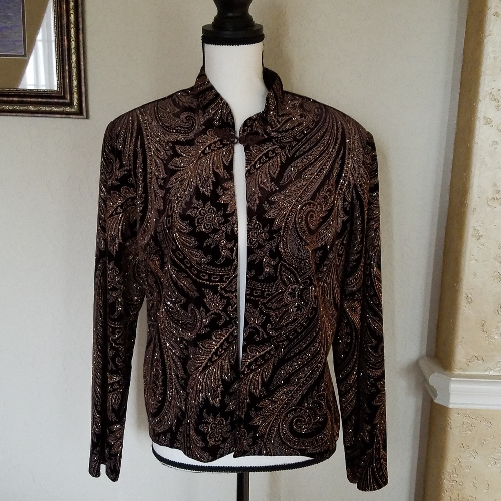 Dressy Glittery Accented Jacket